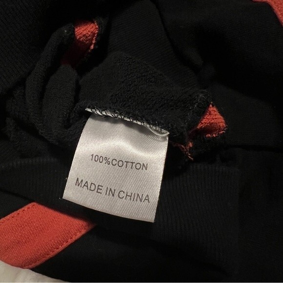 LF the Brand Cotton Logo Sweatshirt Orange Black - Picture 8 of 8